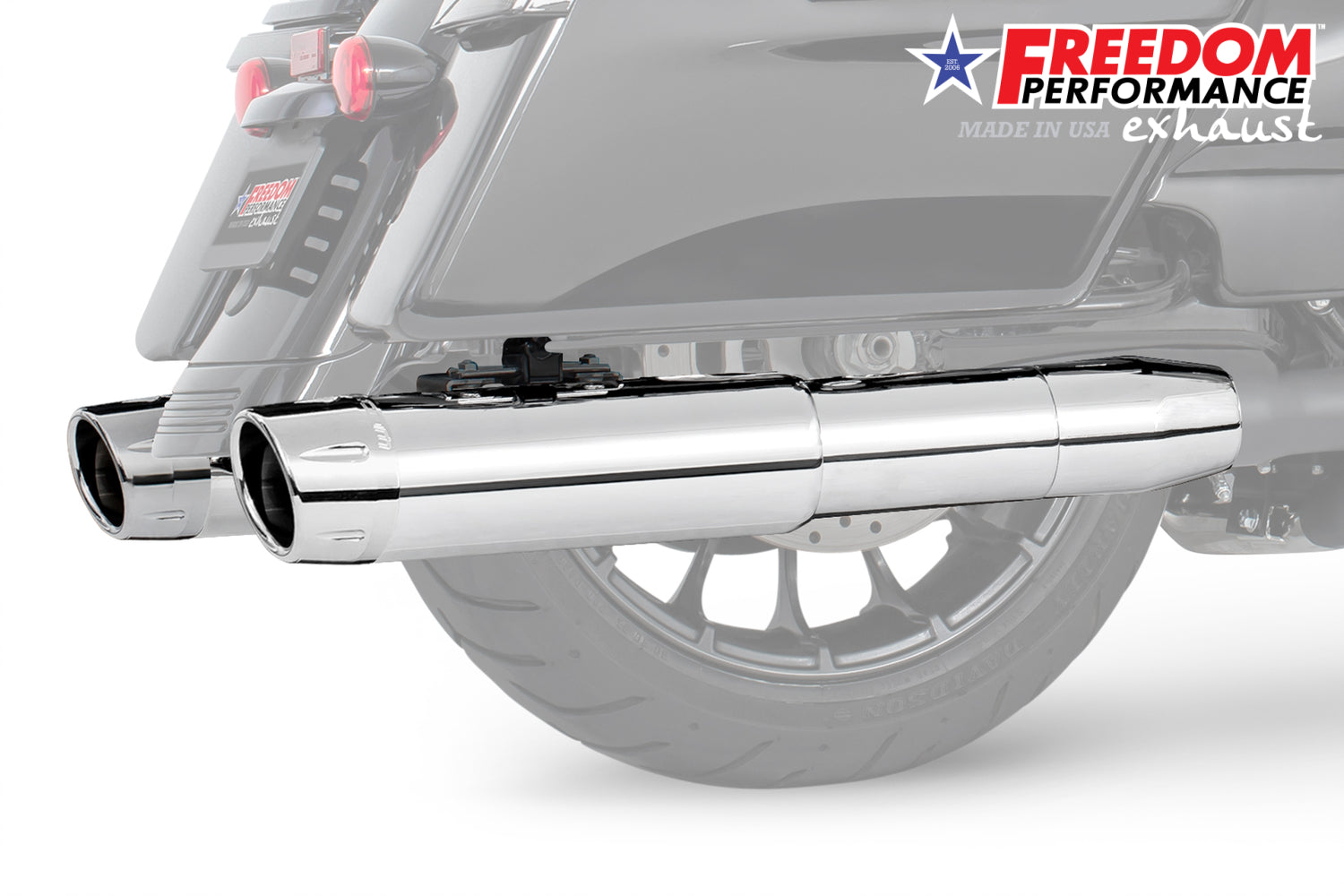 HARLEY 4.5" 2-STEP SLIP-ONS FOR TOURING/TRIKE BUNDLE