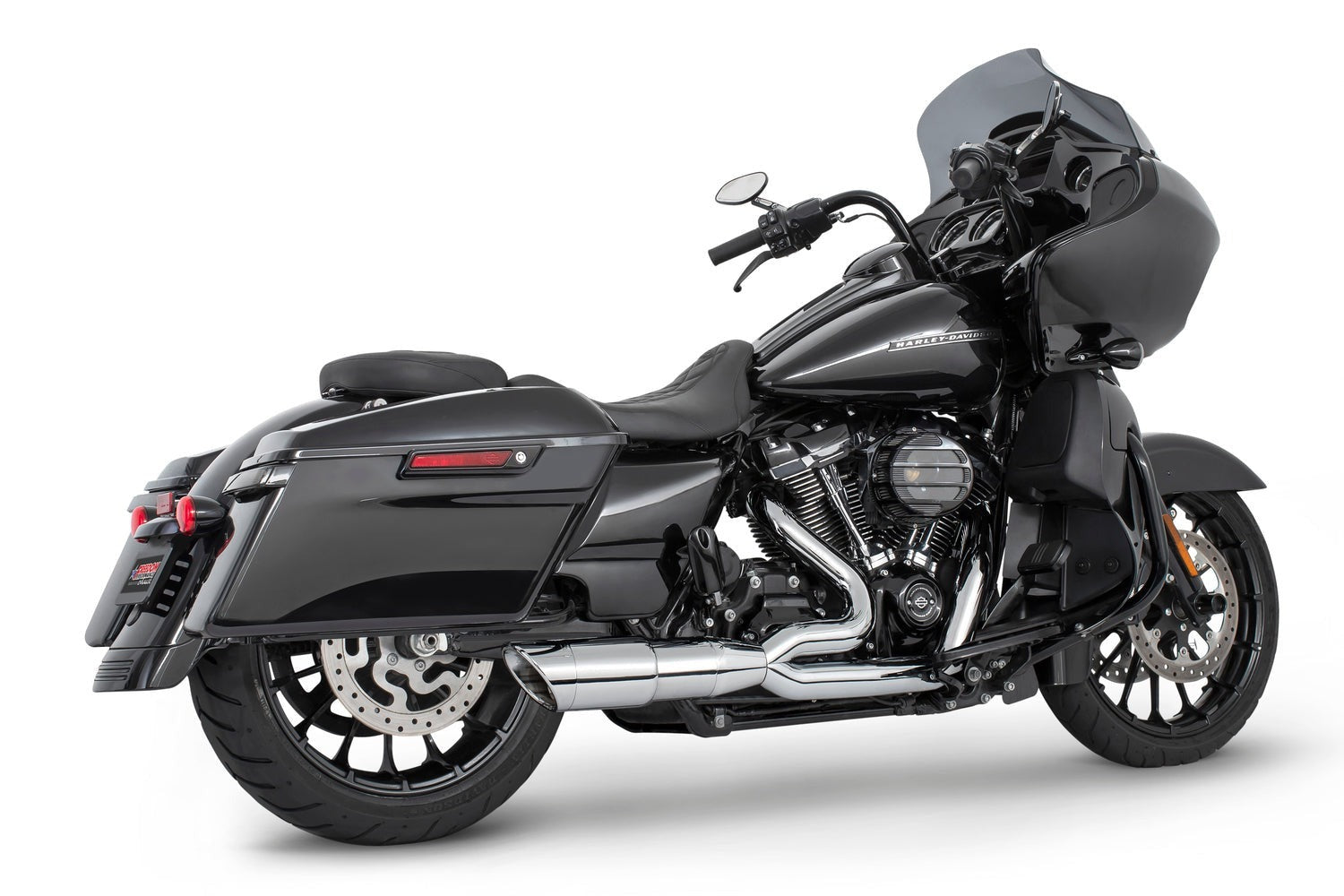 HARLEY TOURING 4.5" 2 STEPPED SHORT UNION 2-INTO-1 RIGHT-SIDE ONLY 2017-PRESENT