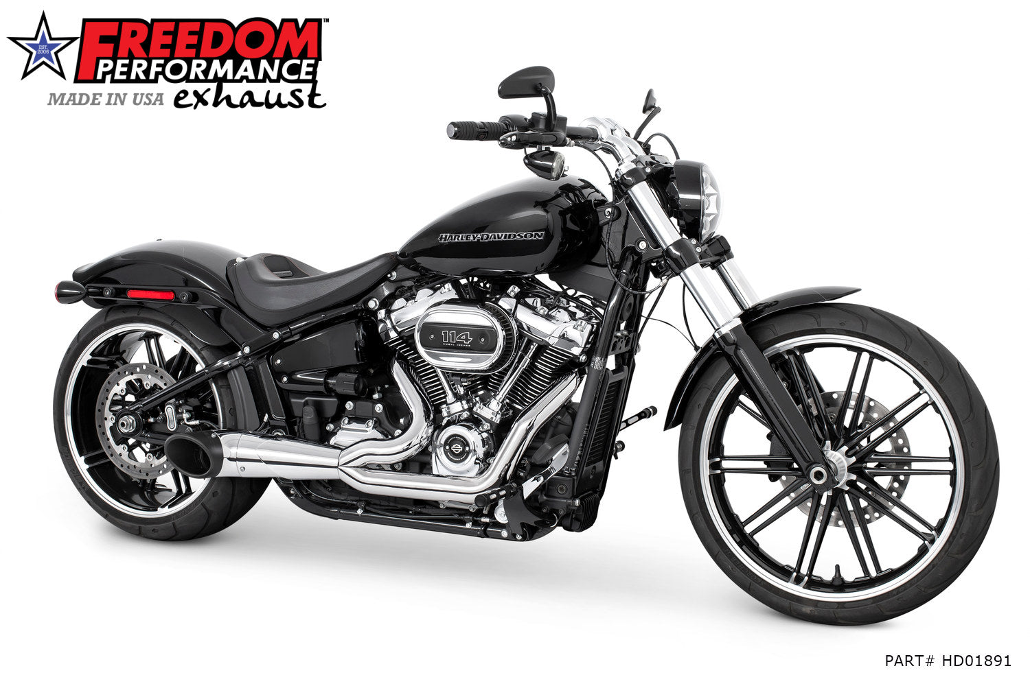 ソフテイルFreedom Performance ターンアウト 2into1 HARLEY SOFTAIL 2-INTO-1 TURNOUT/SIDEDUMP 1986 to 2024 BUNDLE