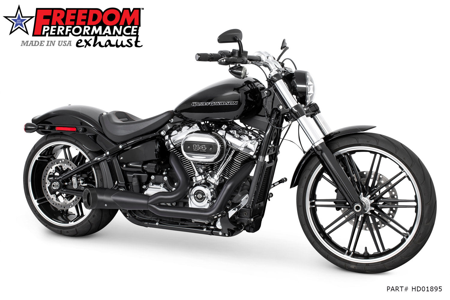ソフテイルFreedom Performance ターンアウト 2into1 HARLEY SOFTAIL 2-INTO-1 TURNOUT/SIDEDUMP 1986 to 2024 BUNDLE