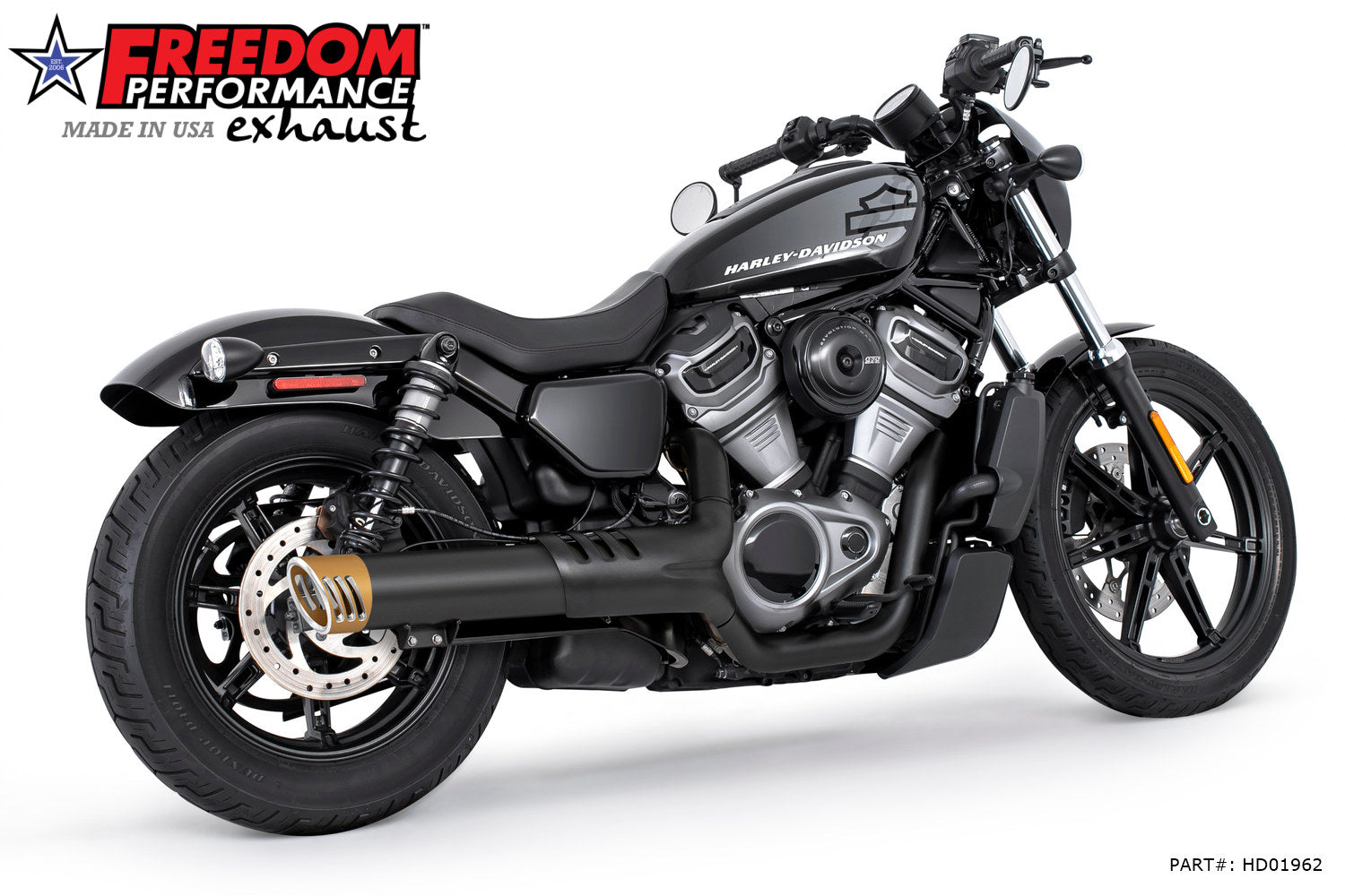 HARLEY NIGHTSTER 4" SLIP-ON Fits 23'- Present Bundle