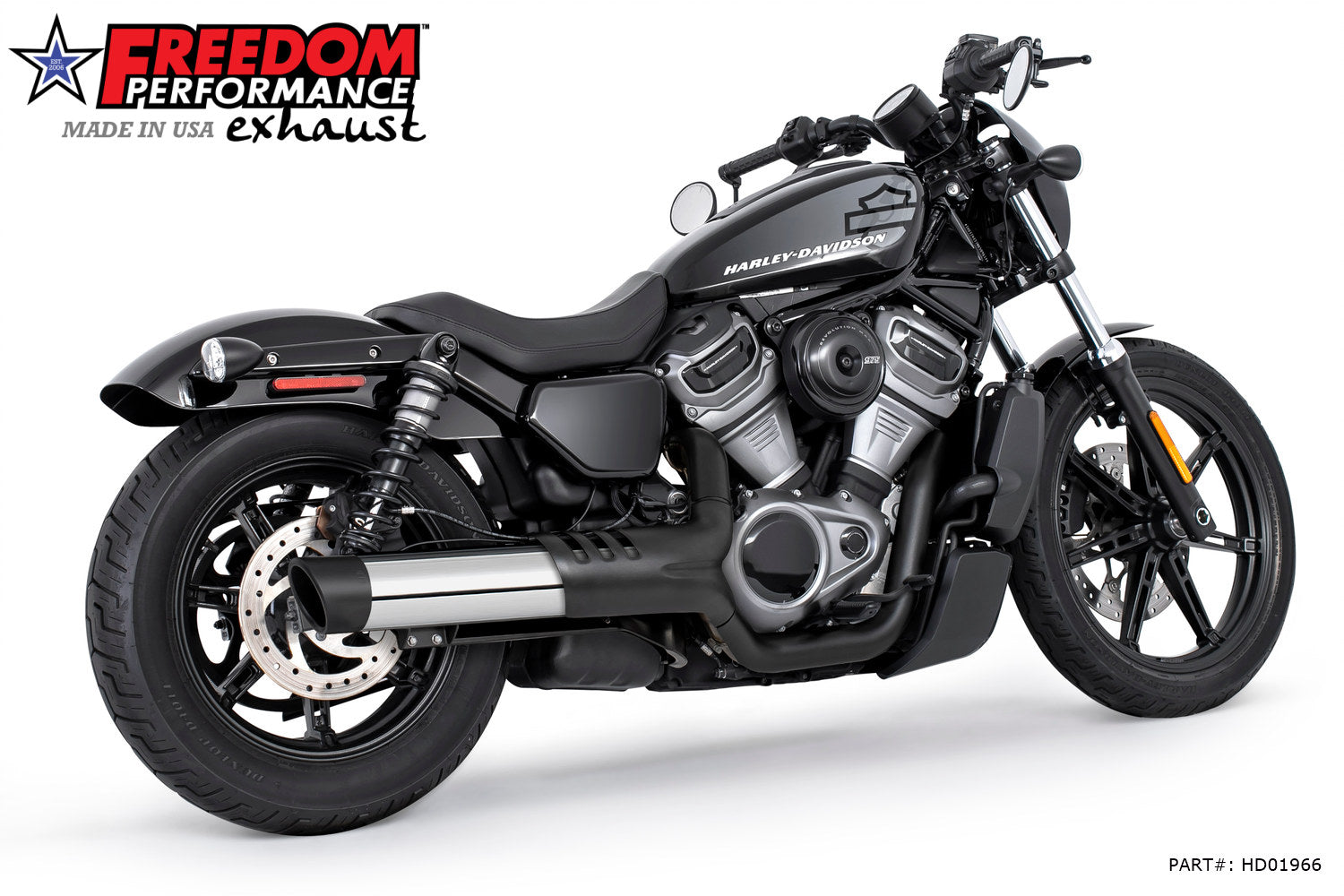 HARLEY NIGHTSTER 4" SLIP-ON Fits 23'- Present Bundle