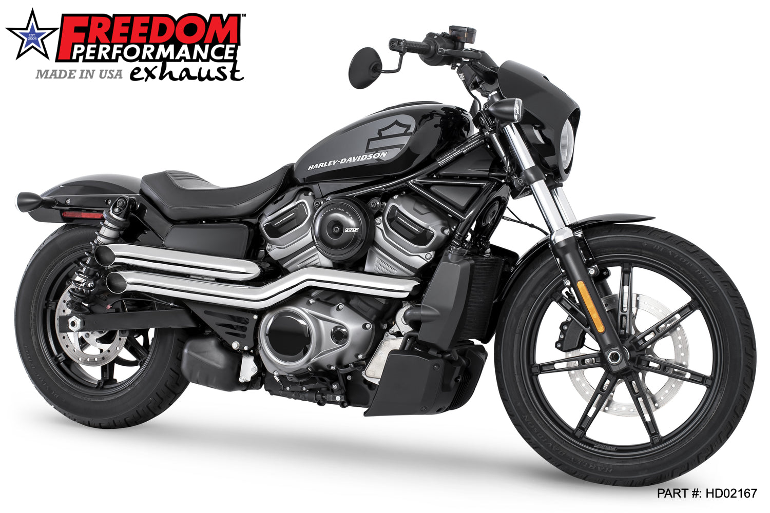 HARLEY NIGHTSTER "NEW 2023" DECLARATION TURN-OUT HIGH Fits '21 to Present (NEW PRODUCT)