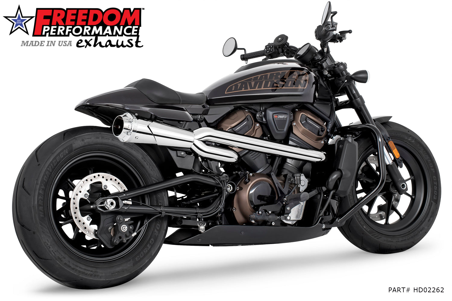 HARLEY SPORTSTER S 2-INTO-1 COMBAT SHORTY HIGH '21 to Present Bundle