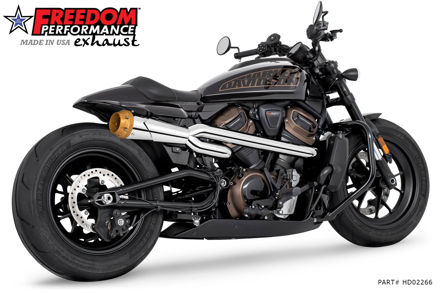 HARLEY SPORTSTER S 2-INTO-1 COMBAT SHORTY HIGH '21 to Present Bundle