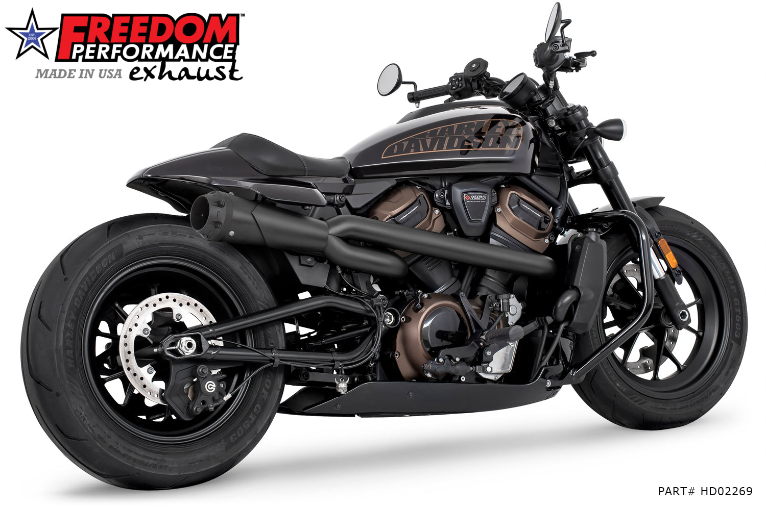 HARLEY SPORTSTER S 2-INTO-1 COMBAT SHORTY HIGH '21 to Present Bundle