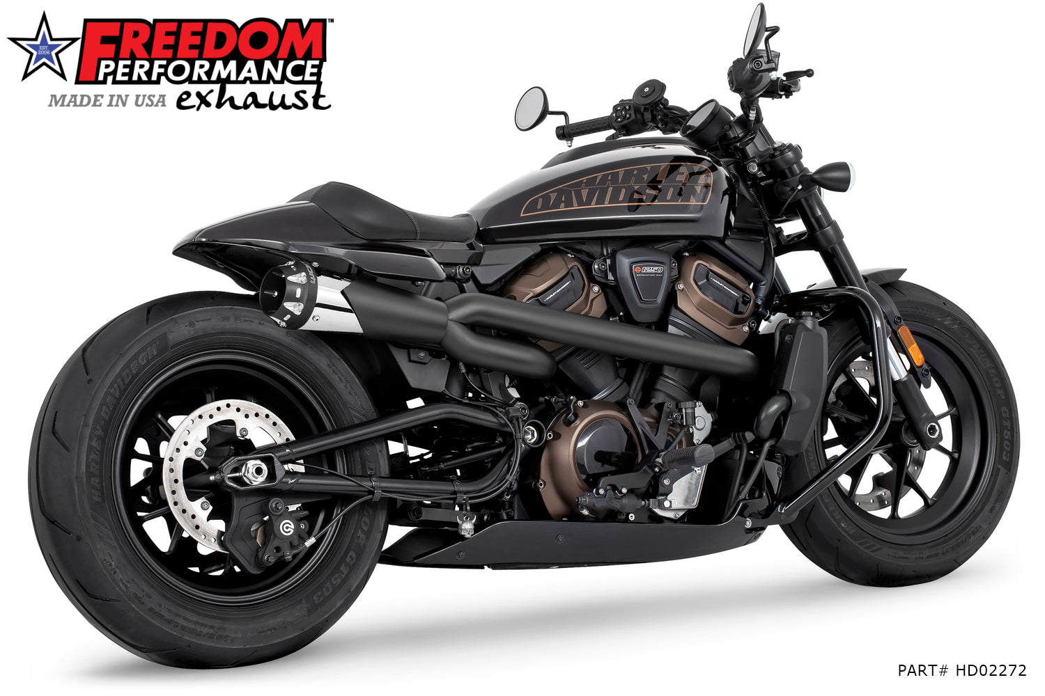 HARLEY SPORTSTER S 2-INTO-1 COMBAT SHORTY HIGH '21 to Present Bundle