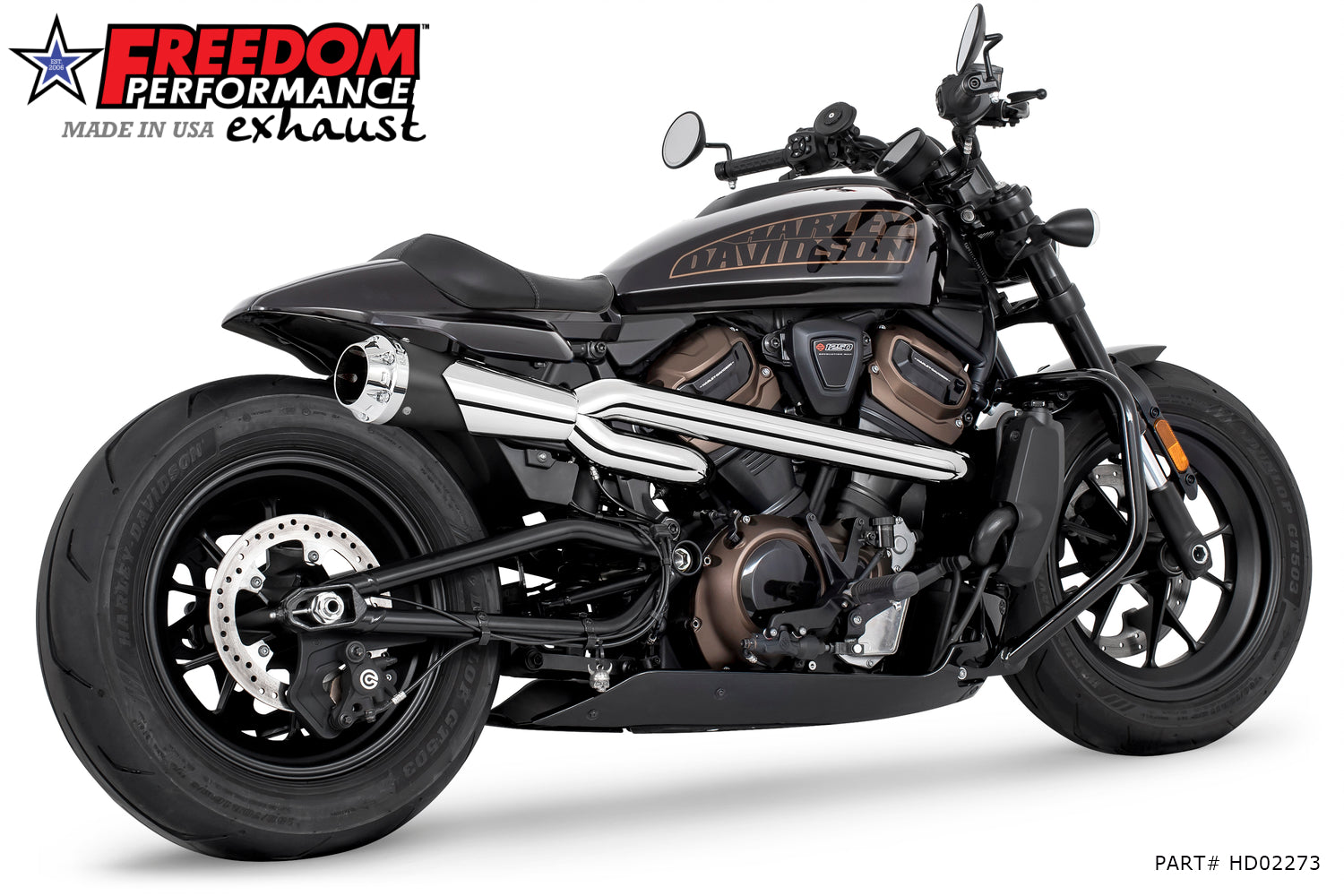 HARLEY SPORTSTER S 2-INTO-1 COMBAT SHORTY HIGH '21 to Present Bundle