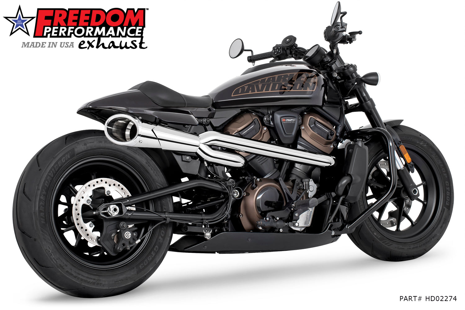 HARLEY SPORTSTER S 2-INTO-1 COMBAT SHORTY HIGH '21 to Present Bundle