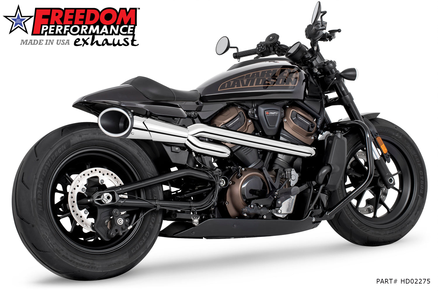 HARLEY SPORTSTER S 2-INTO-1 COMBAT SHORTY HIGH '21 to Present Bundle