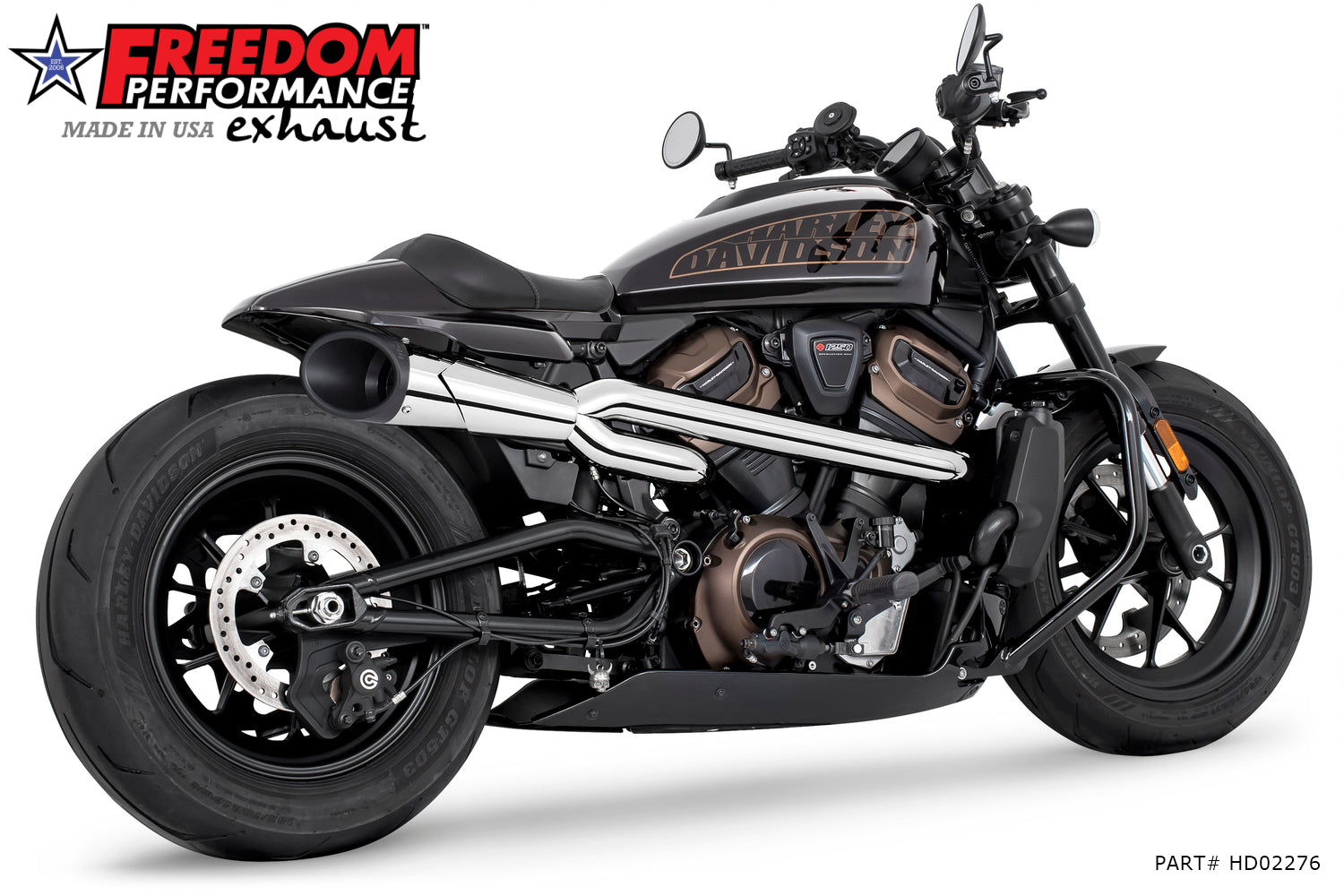 HARLEY SPORTSTER S 2-INTO-1 COMBAT SHORTY HIGH '21 to Present Bundle