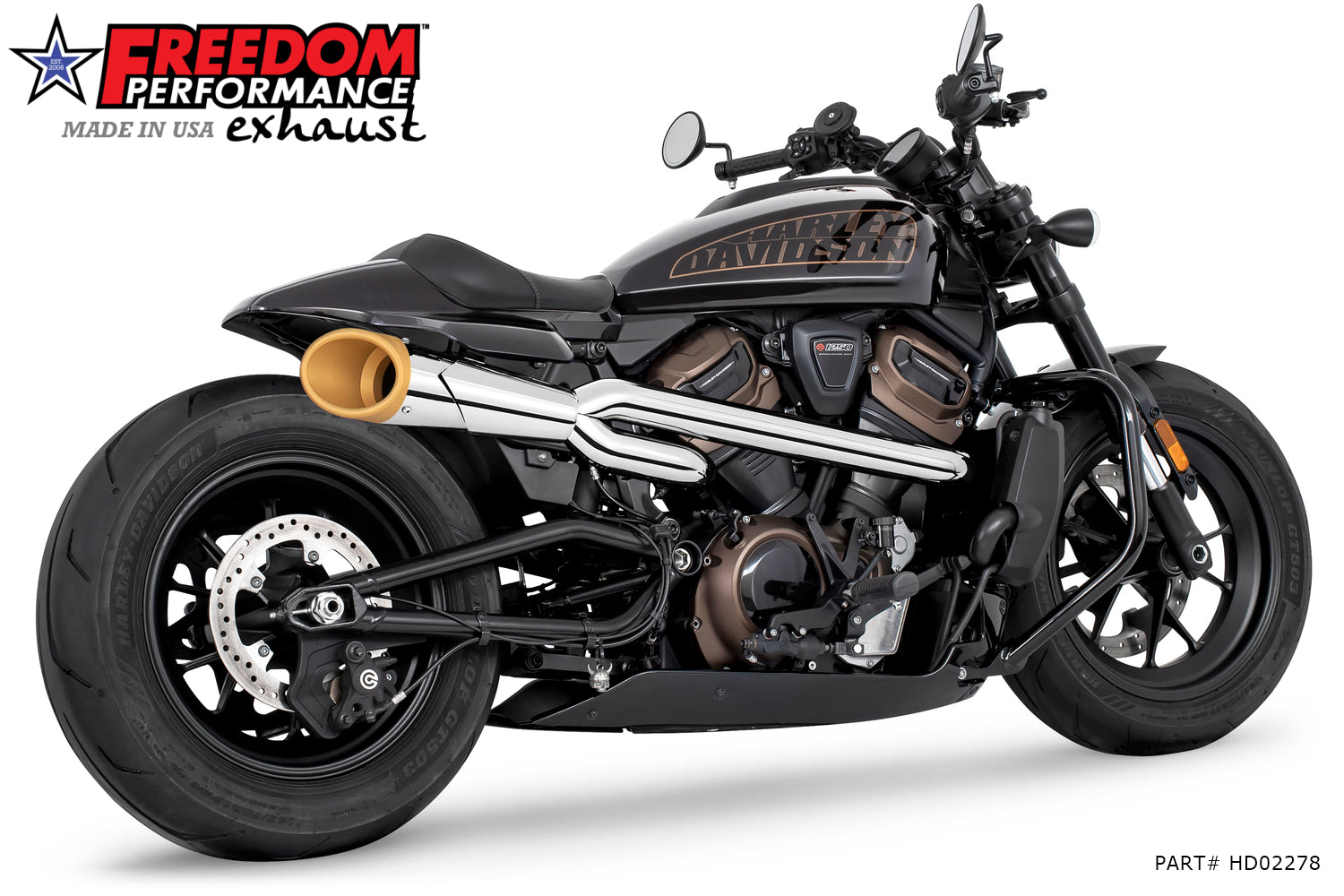 HARLEY SPORTSTER S 2-INTO-1 COMBAT SHORTY HIGH '21 to Present Bundle