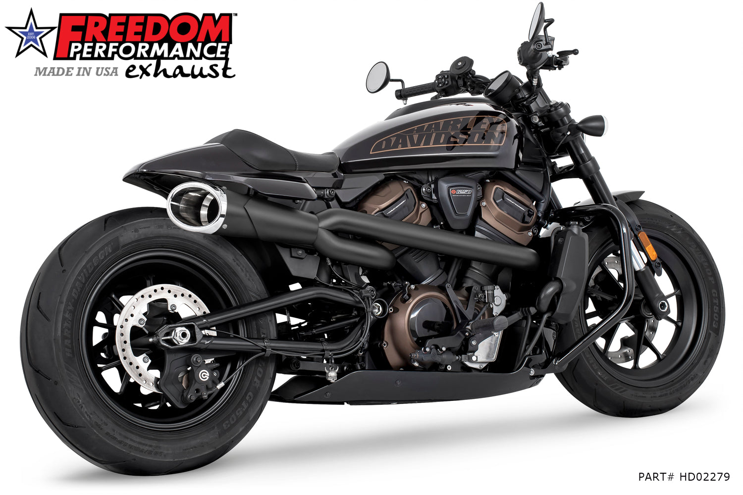 HARLEY SPORTSTER S 2-INTO-1 COMBAT SHORTY HIGH '21 to Present Bundle