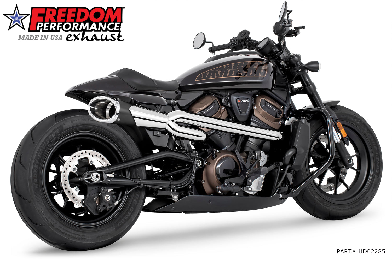 HARLEY SPORTSTER S 2-INTO-1 COMBAT SHORTY HIGH '21 to Present Bundle