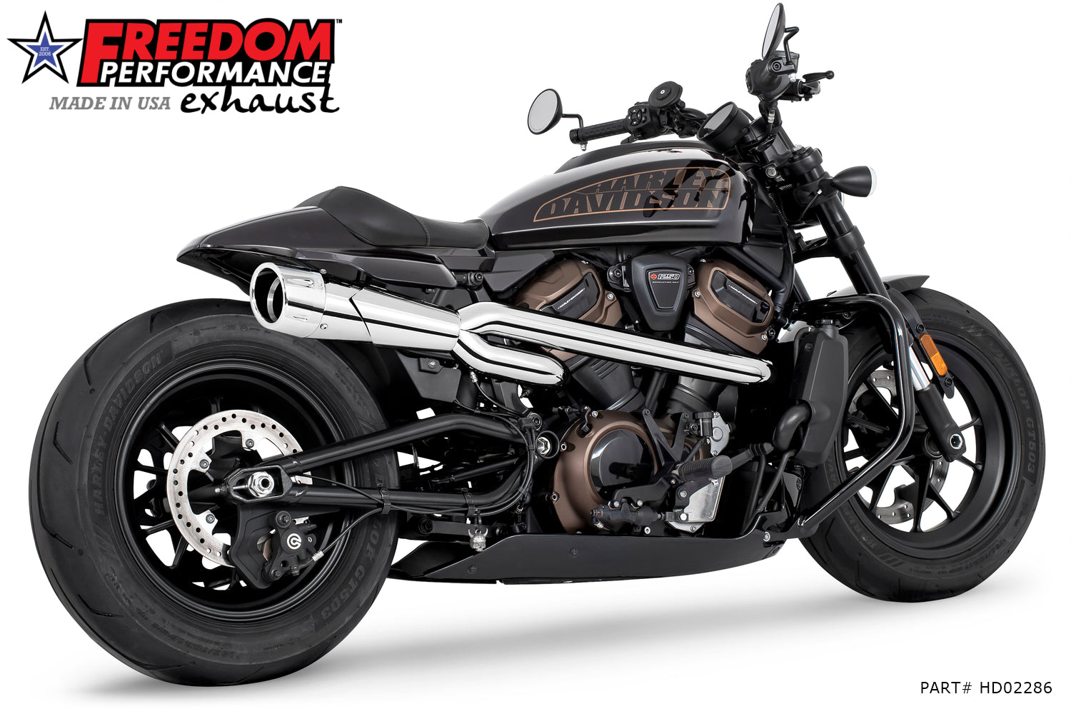 HARLEY SPORTSTER S 2-INTO-1 COMBAT SHORTY HIGH '21 to Present Bundle