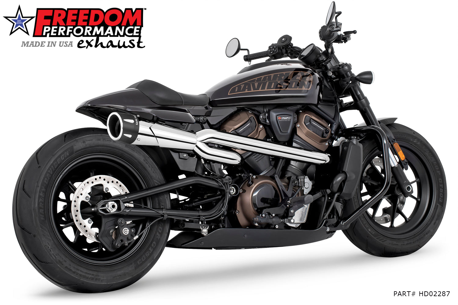 HARLEY SPORTSTER S 2-INTO-1 COMBAT SHORTY HIGH '21 to Present Bundle