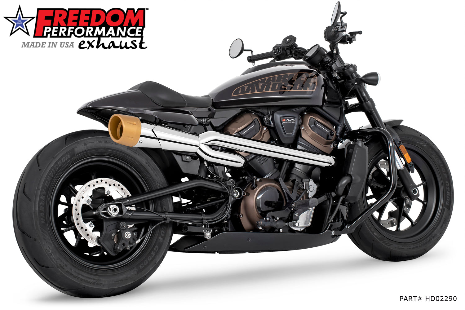 HARLEY SPORTSTER S 2-INTO-1 COMBAT SHORTY HIGH '21 to Present Bundle