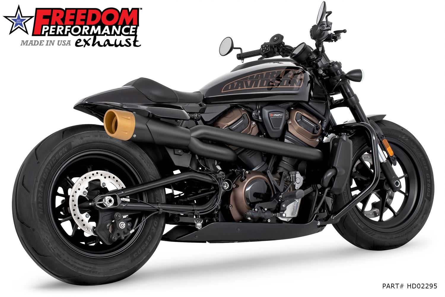 HARLEY SPORTSTER S 2-INTO-1 COMBAT SHORTY HIGH '21 to Present Bundle