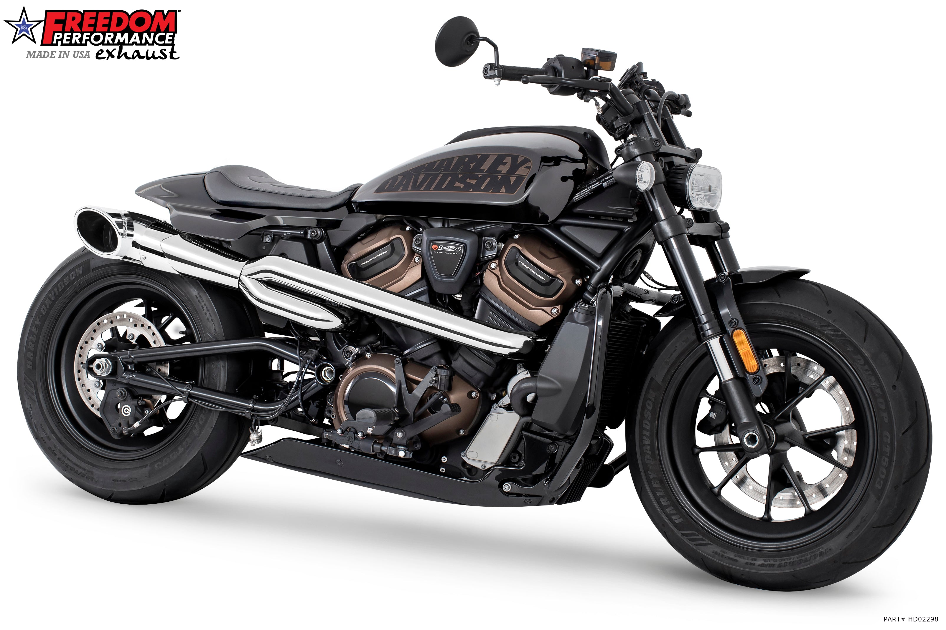 HARLEY SPORTSTER S 2-INTO-1 TURN-OUT HIGH '21 to Present Bundle