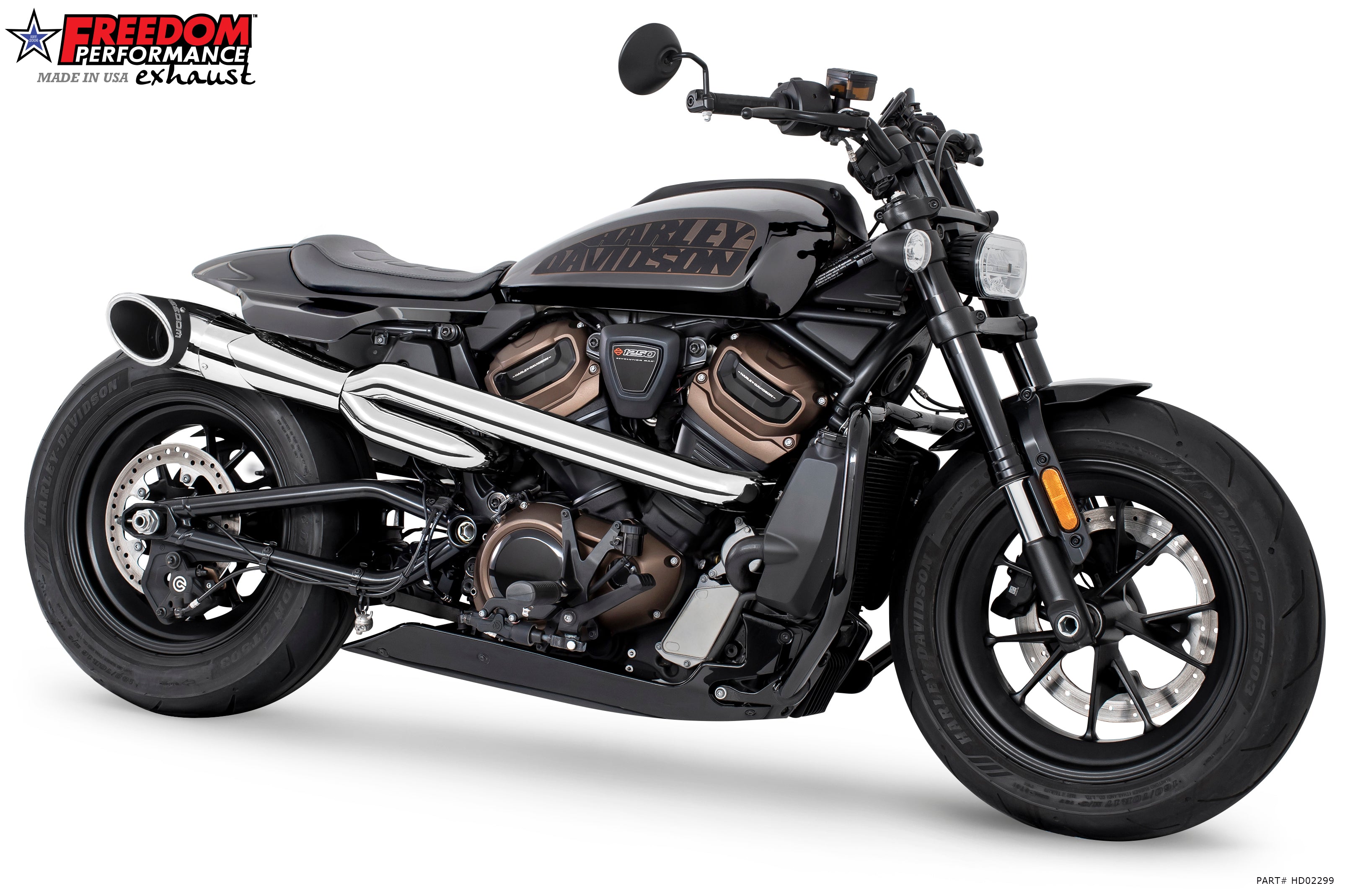 HARLEY SPORTSTER S 2-INTO-1 TURN-OUT HIGH '21 to Present Bundle