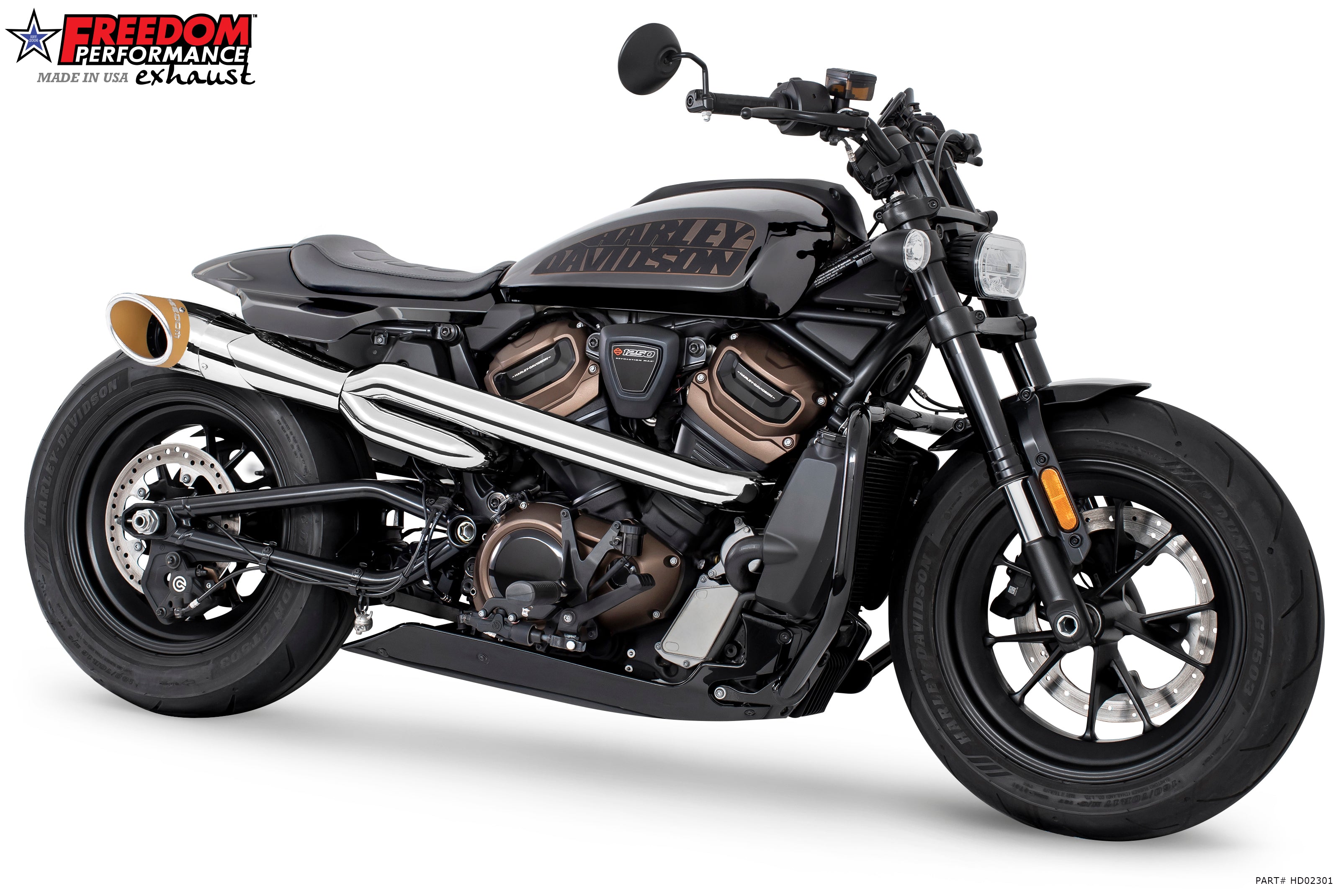 HARLEY SPORTSTER S 2-INTO-1 TURN-OUT HIGH '21 to Present Bundle