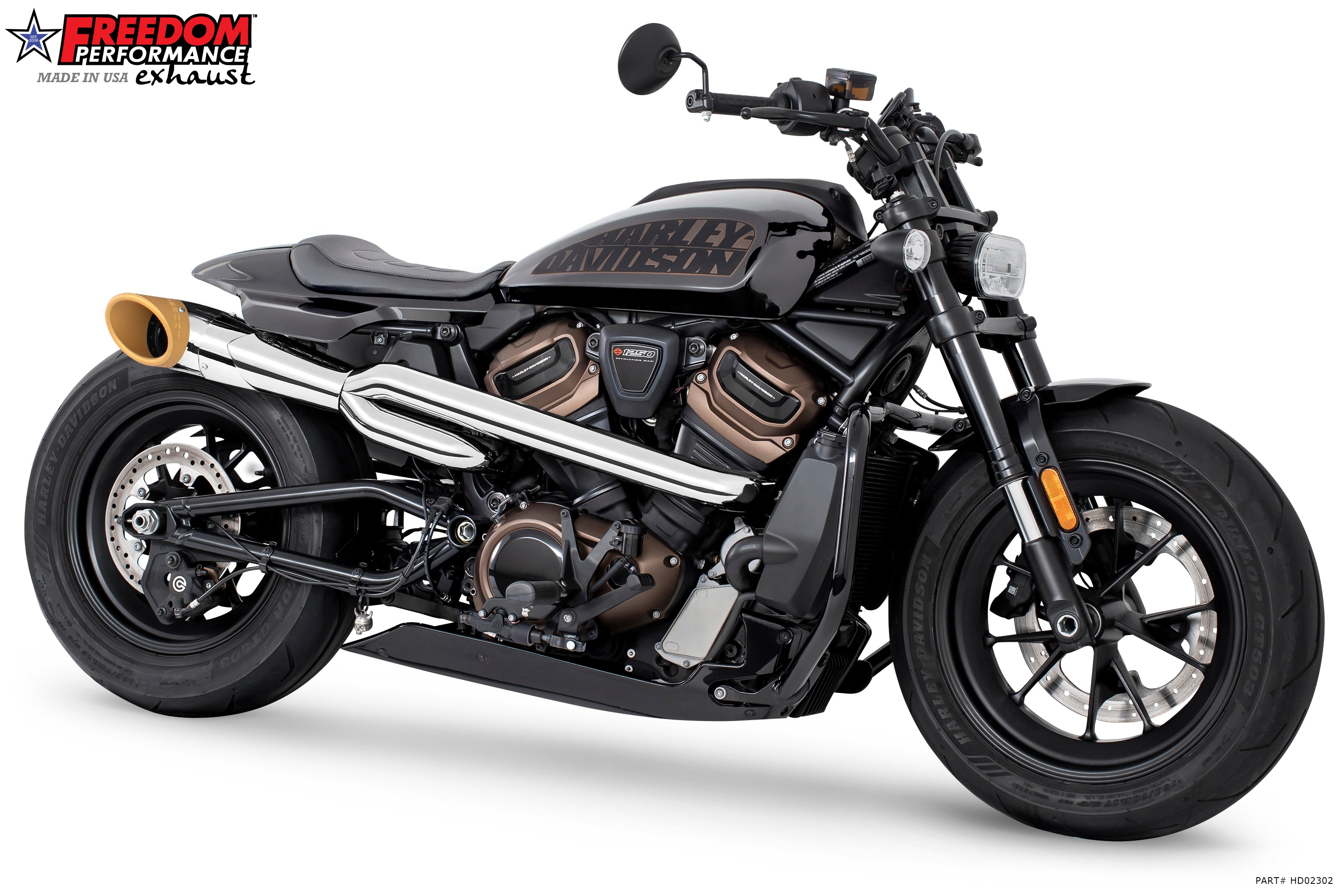 HARLEY SPORTSTER S 2-INTO-1 TURN-OUT HIGH '21 to Present Bundle
