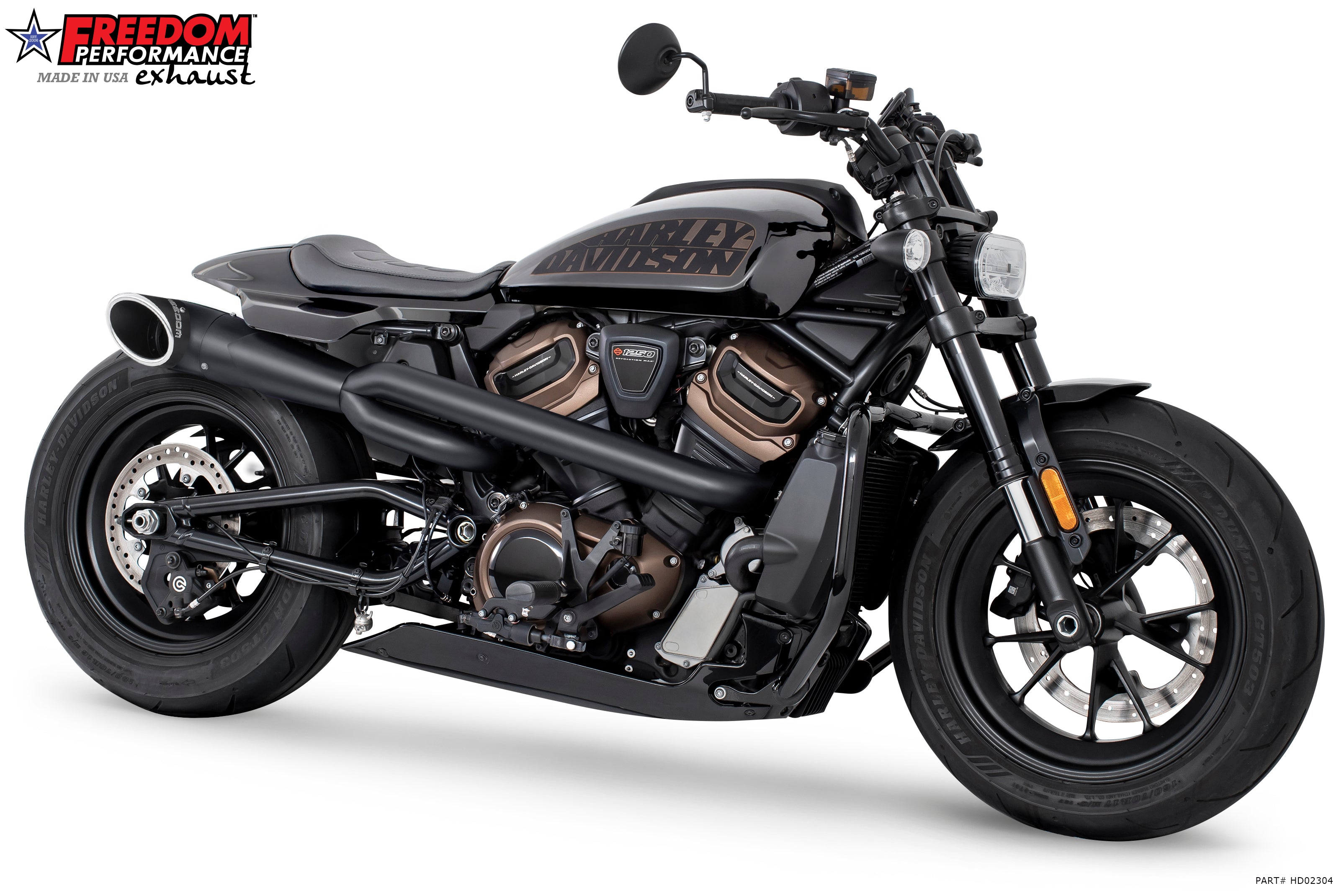 HARLEY SPORTSTER S 2-INTO-1 TURN-OUT HIGH '21 to Present Bundle