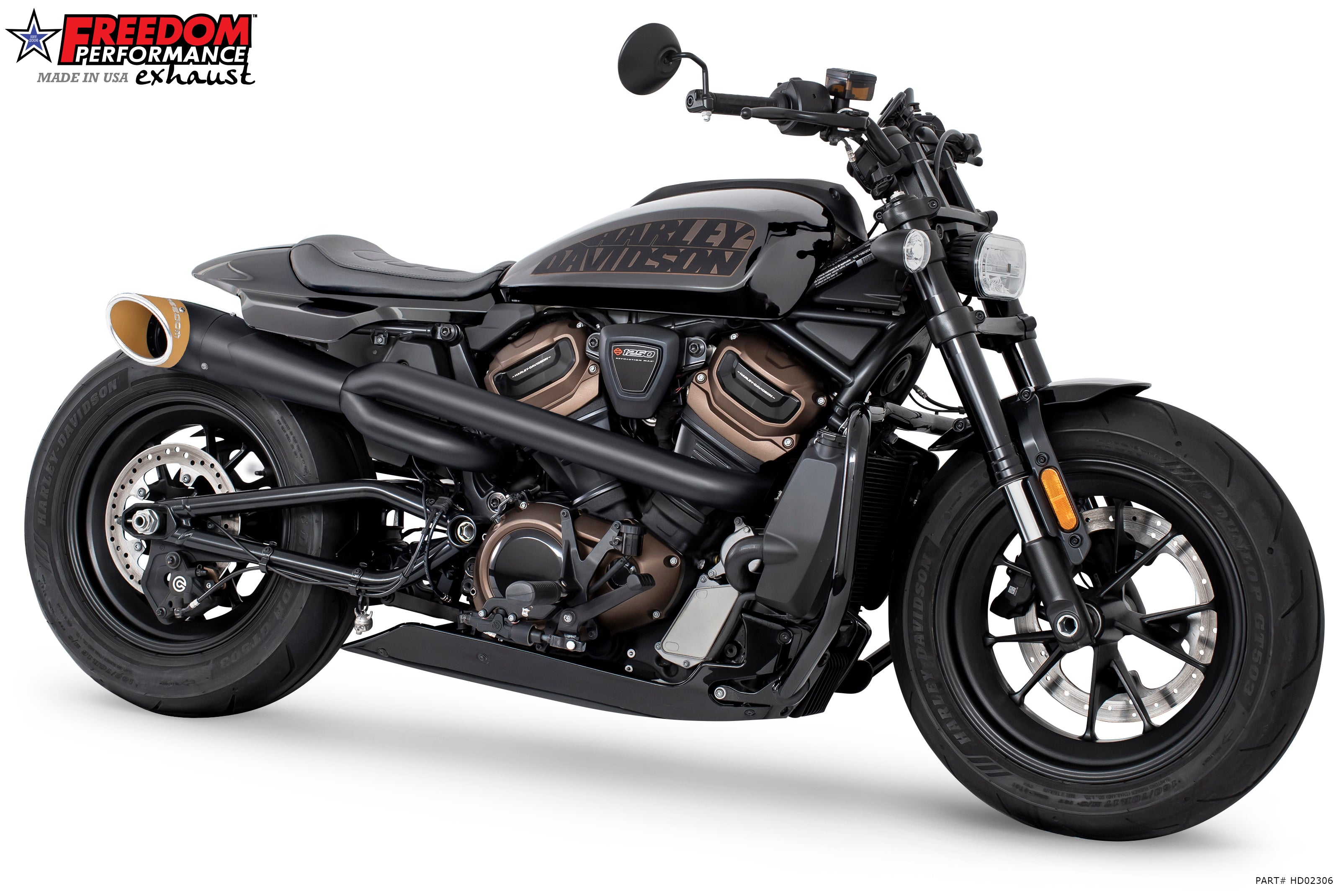 HARLEY SPORTSTER S 2-INTO-1 TURN-OUT HIGH '21 to Present Bundle