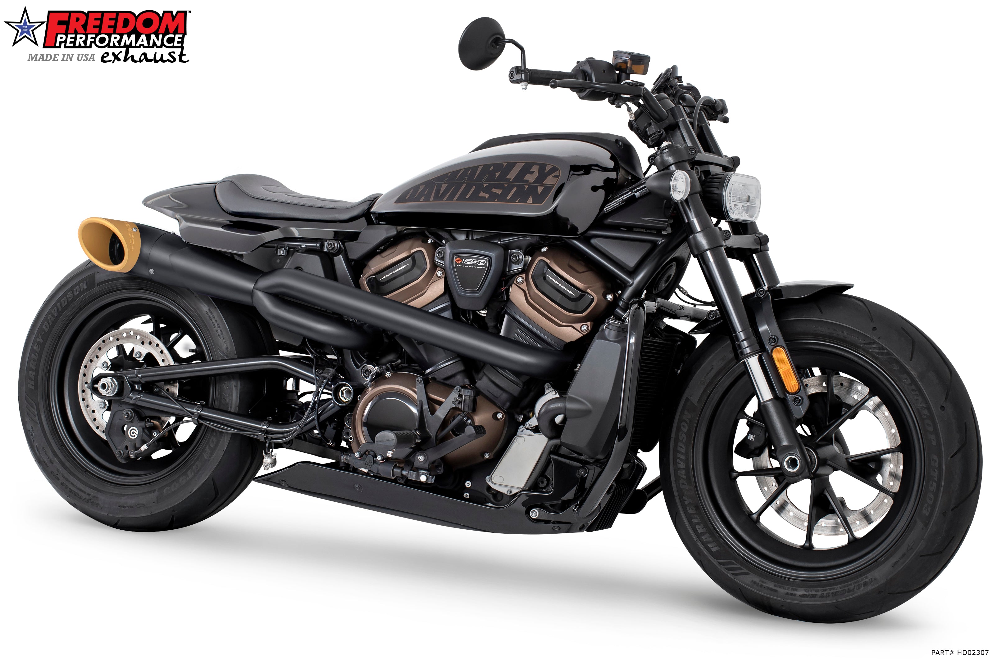 HARLEY SPORTSTER S 2-INTO-1 TURN-OUT HIGH '21 to Present Bundle