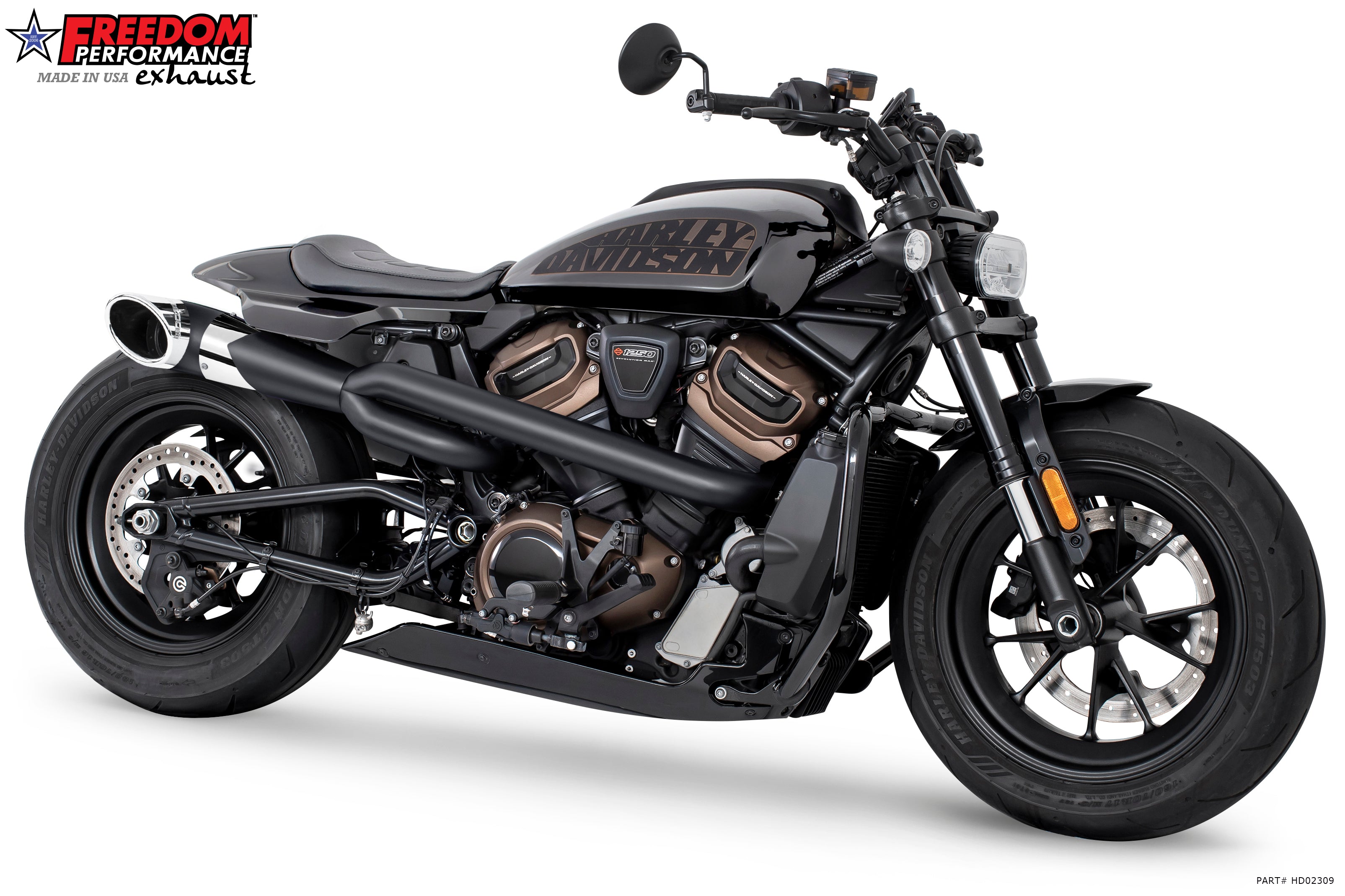 HARLEY SPORTSTER S 2-INTO-1 TURN-OUT HIGH '21 to Present Bundle