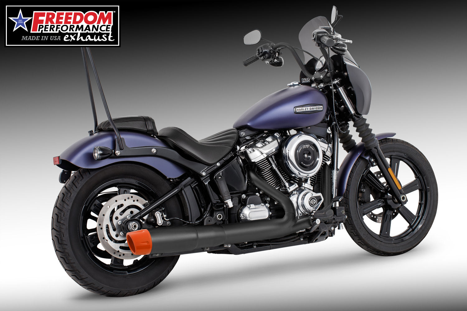 HARLEY SOFTAIL 2025 - PRESENT 4.5" SLIP-ON BUNDLE FITS ALL NARROW TIRE