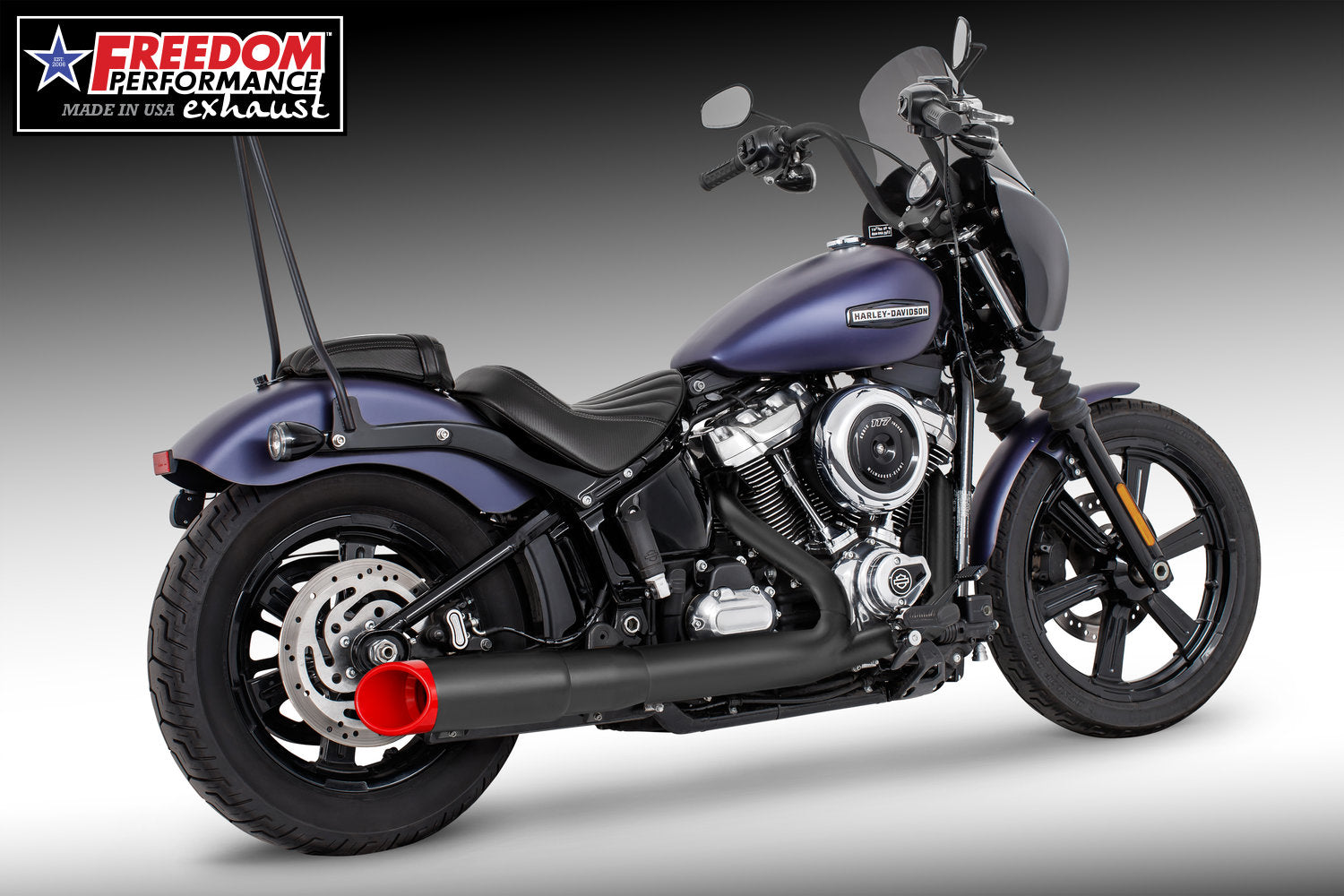HARLEY SOFTAIL 2025 - PRESENT 4.5" SLIP-ON BUNDLE FITS ALL NARROW TIRE