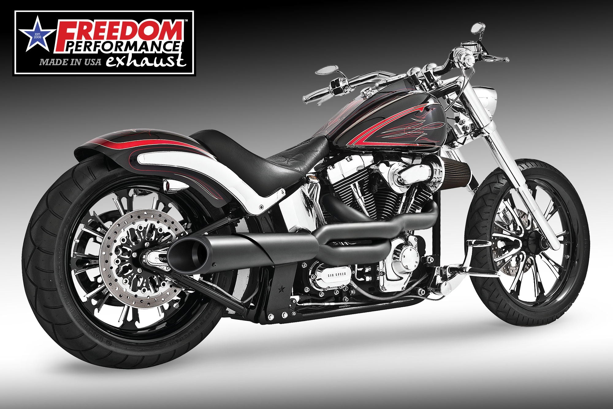 HARLEY SOFTAIL 2-INTO-1 "HIGH" AMERICAN OUTLAW 1986-2017 BUNDLE