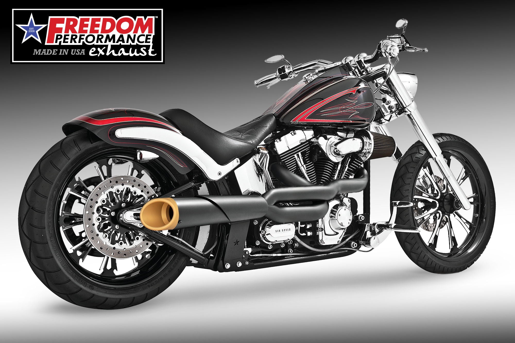 HARLEY SOFTAIL 2-INTO-1 "HIGH" AMERICAN OUTLAW 1986-2017 BUNDLE