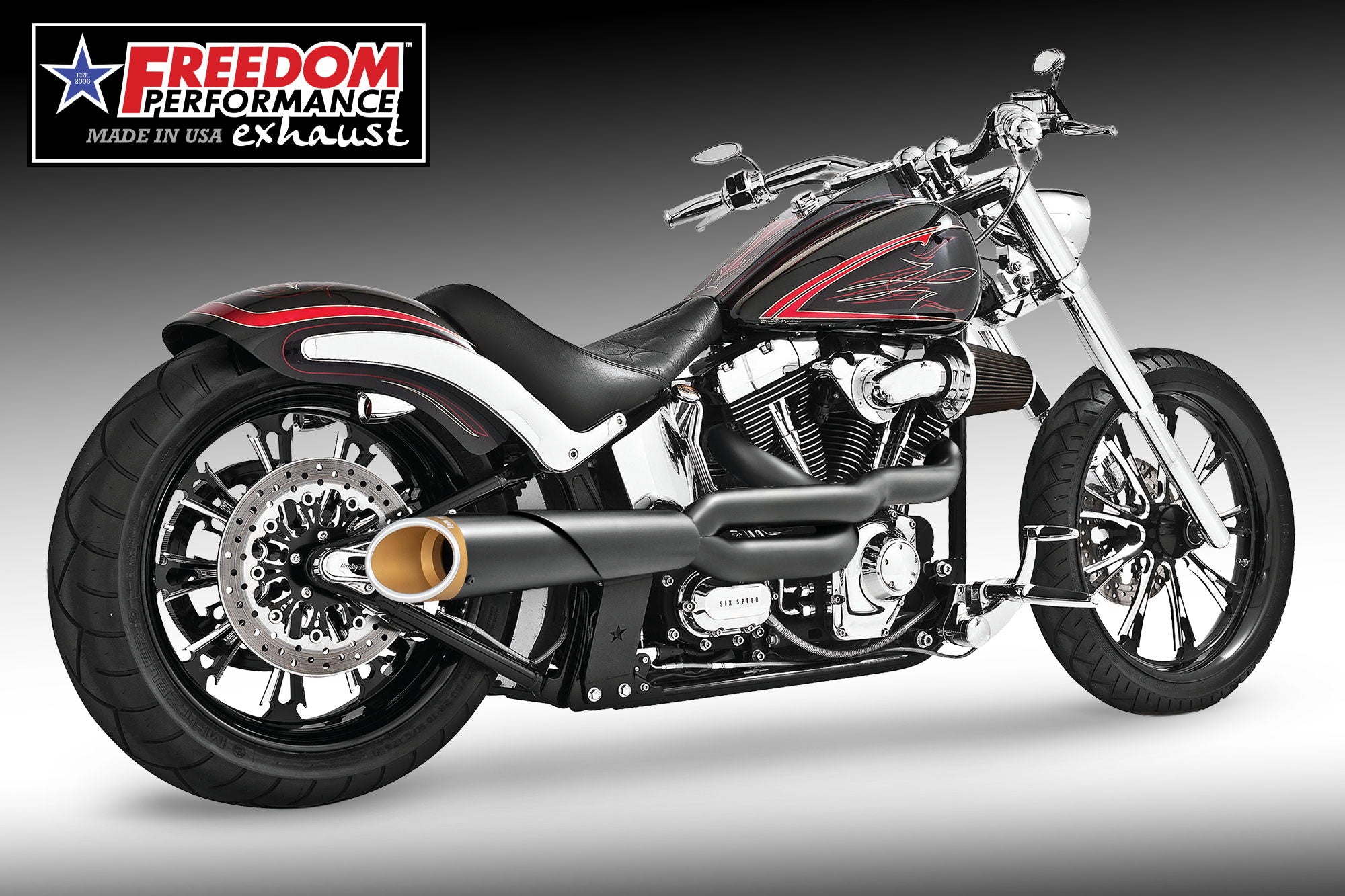 HARLEY SOFTAIL 2-INTO-1 "HIGH" AMERICAN OUTLAW 1986-2017 BUNDLE