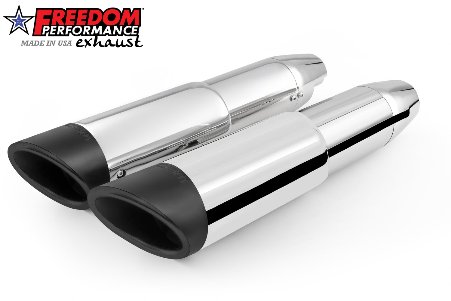 HARLEY 4.5" 2-STEP SLIP-ONS FOR SOFTAIL M8 ONLY (FPE HEADERS ONLY) BUNDLE