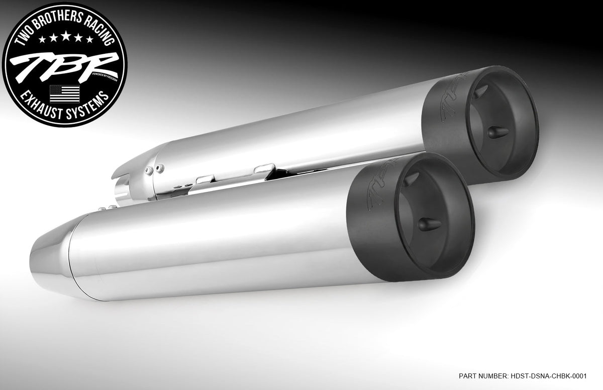 HARLEY M8 SOFTAIL 4" SLIP-ONS *FITS TBR HEADERS ONLY* (2018-PRESENT) [PREORDER] - Two Brothers Racing