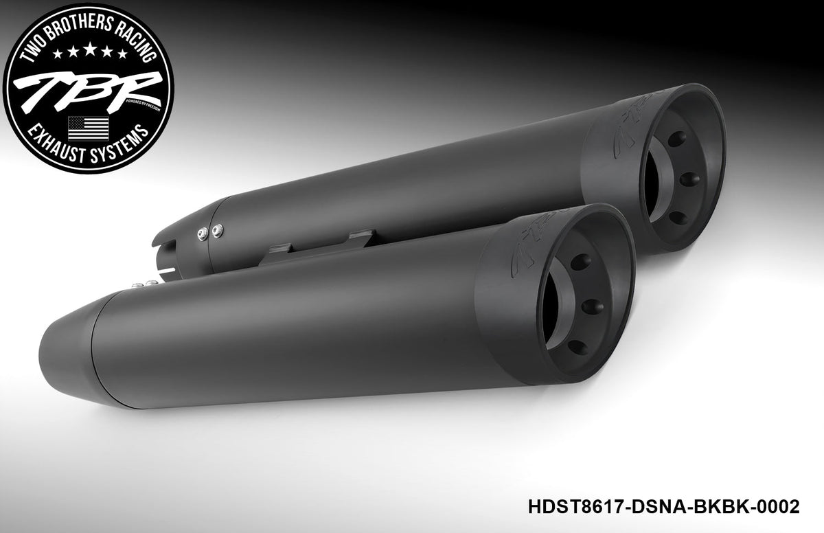 HARLEY SOFTAIL 4" SLIP-ONS *FITS TBR HEADERS ONLY* (1986-2017) [PREORDER] - Two Brothers Racing