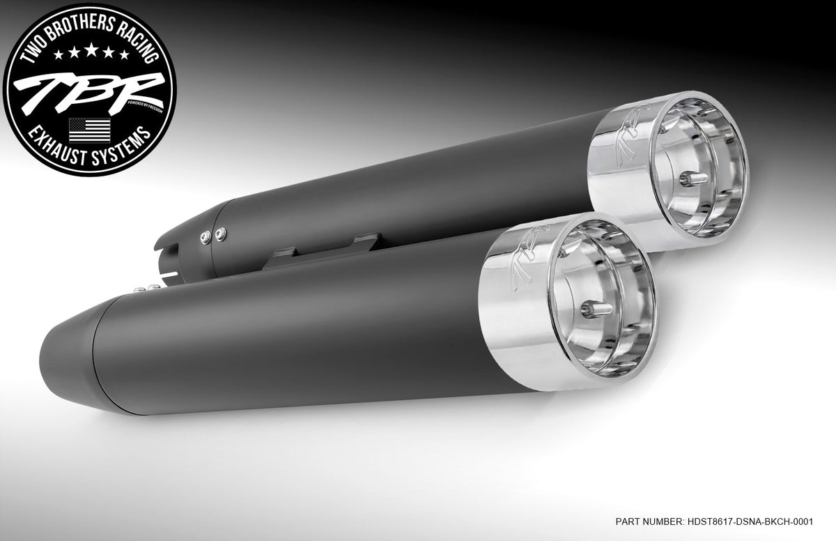 HARLEY SOFTAIL 4" SLIP-ONS *FITS TBR HEADERS ONLY* (1986-2017) [PREORDER] - Two Brothers Racing