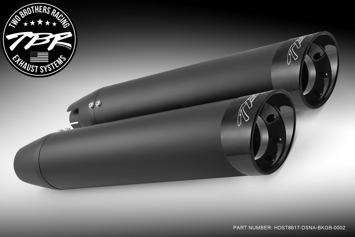 HARLEY SOFTAIL 4" SLIP-ONS *FITS TBR HEADERS ONLY* (1986-2017) [PREORDER] - Two Brothers Racing