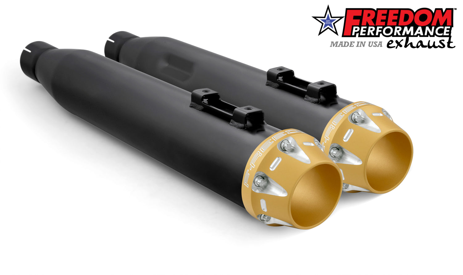 HARLEY TOURING 4" SLIP-ONS WITH 4.5" END-CAP Bundle