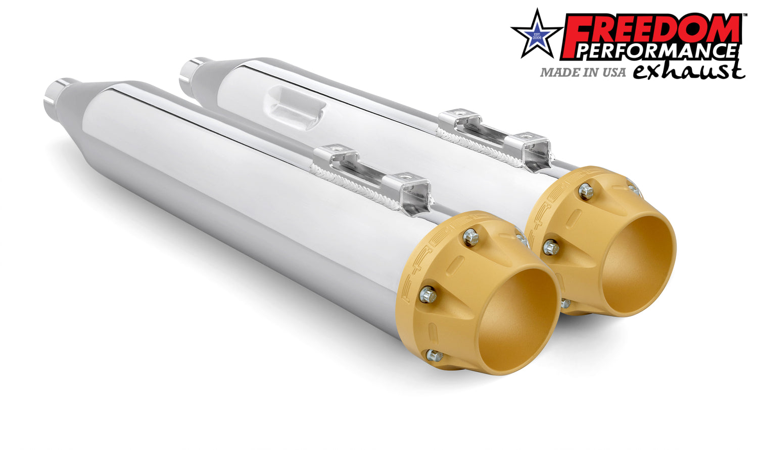 HARLEY TRIKE 4" SLIP-ONS WITH 4.5" END-CAP Bundle