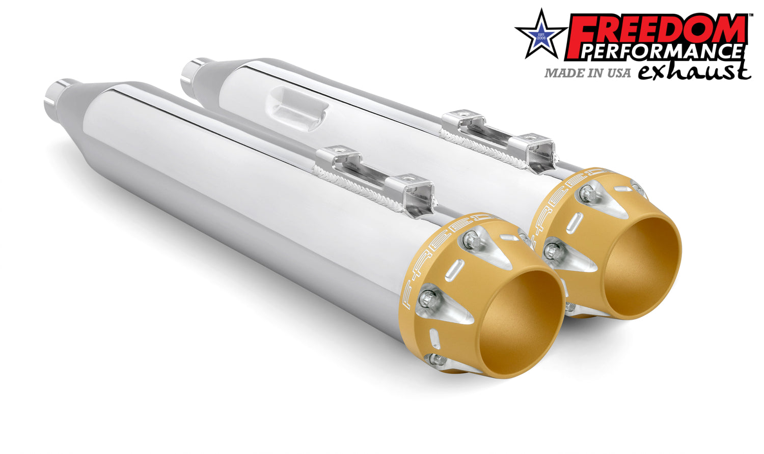 HARLEY TOURING 4" SLIP-ONS WITH 4.5" END-CAP Bundle