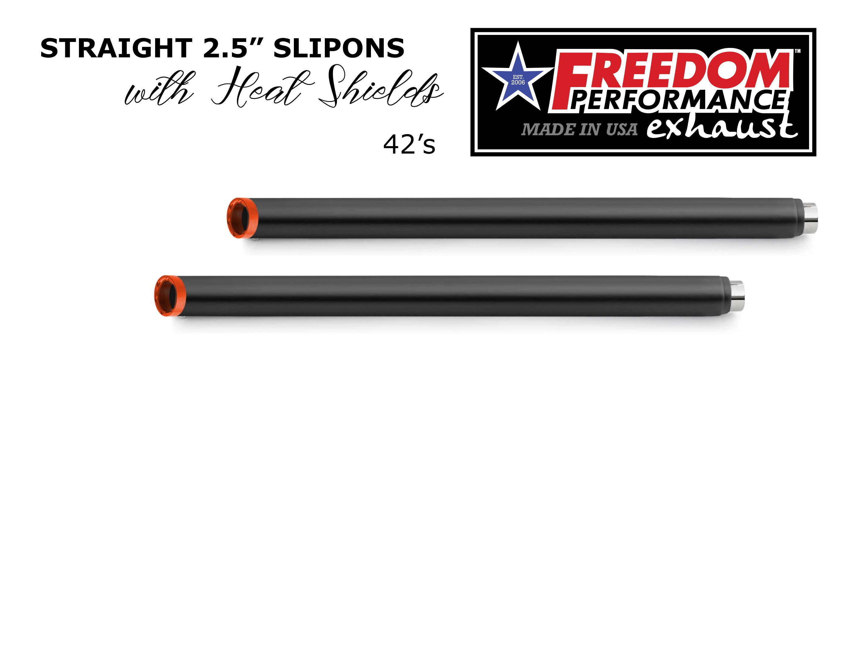 HARLEY TOURING SLASH/STRAIGHT 2.5" SLIP-ONS *CHECK DESCRIPTION FOR YEAR FITMENTS*