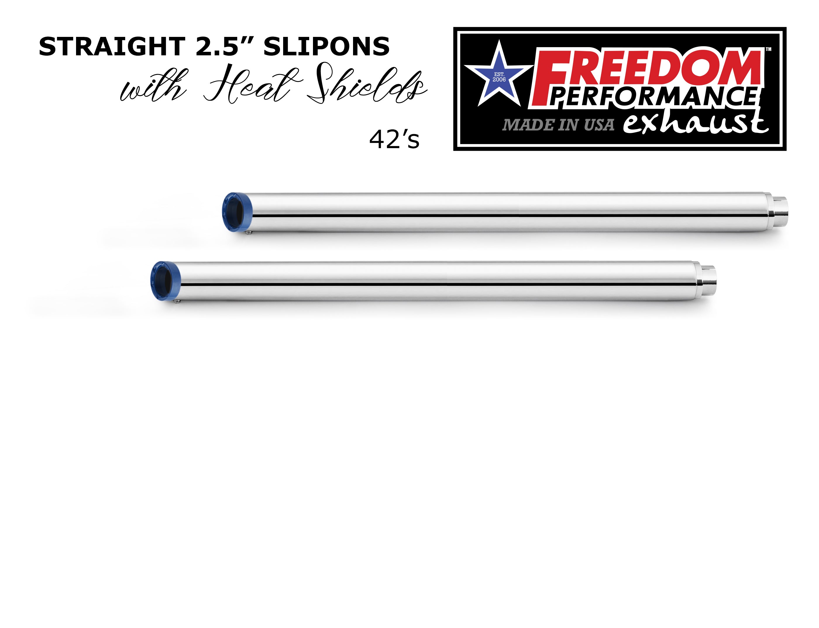 HARLEY TOURING SLASH/STRAIGHT 2.5" SLIP-ONS *CHECK DESCRIPTION FOR YEAR FITMENTS*