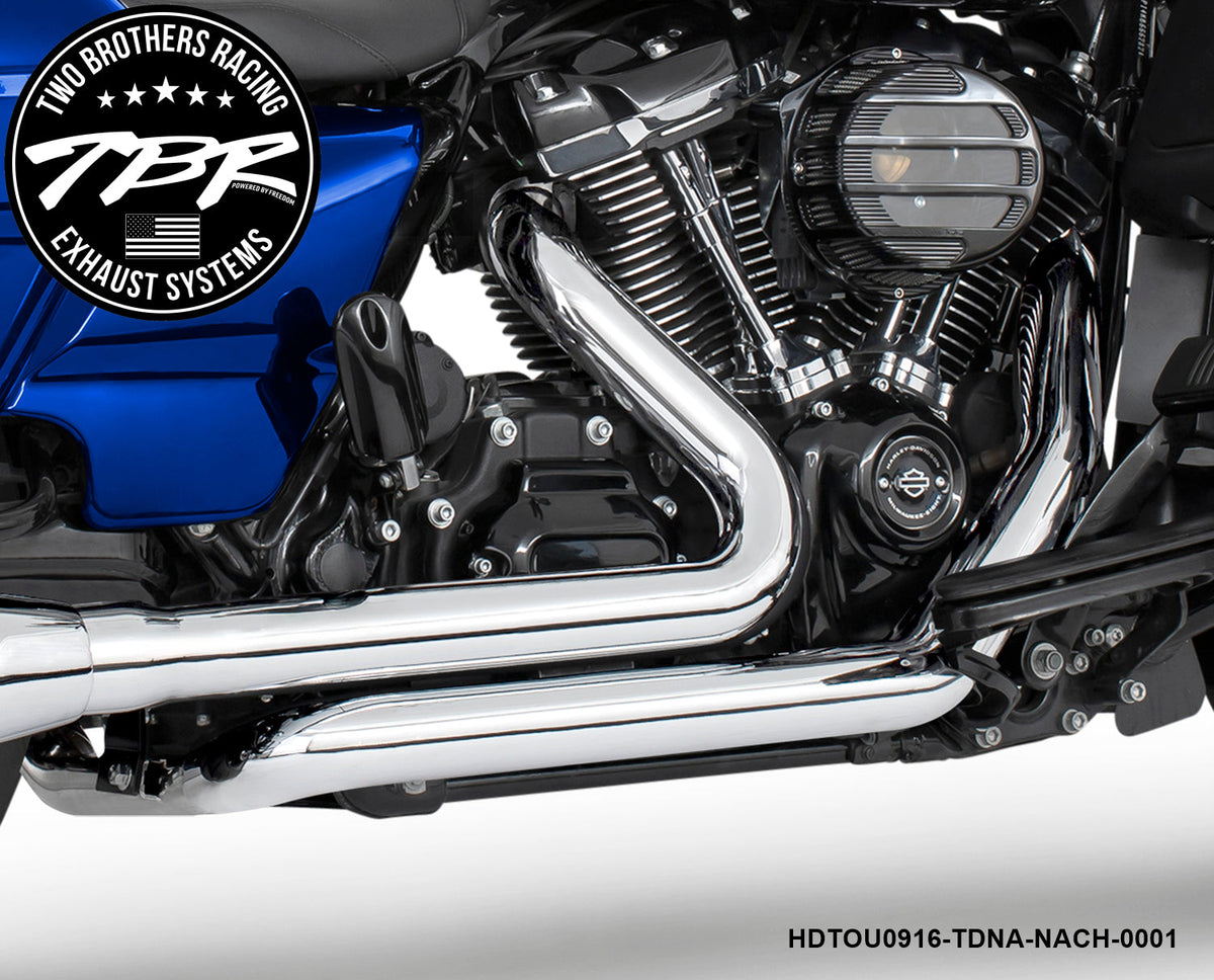 HARLEY TOURING RIGHT SIDE TUCK N UNDER TRUE-DUAL HEADERS (1995 - PRESENT) [PREORDER] - Two Brothers Racing