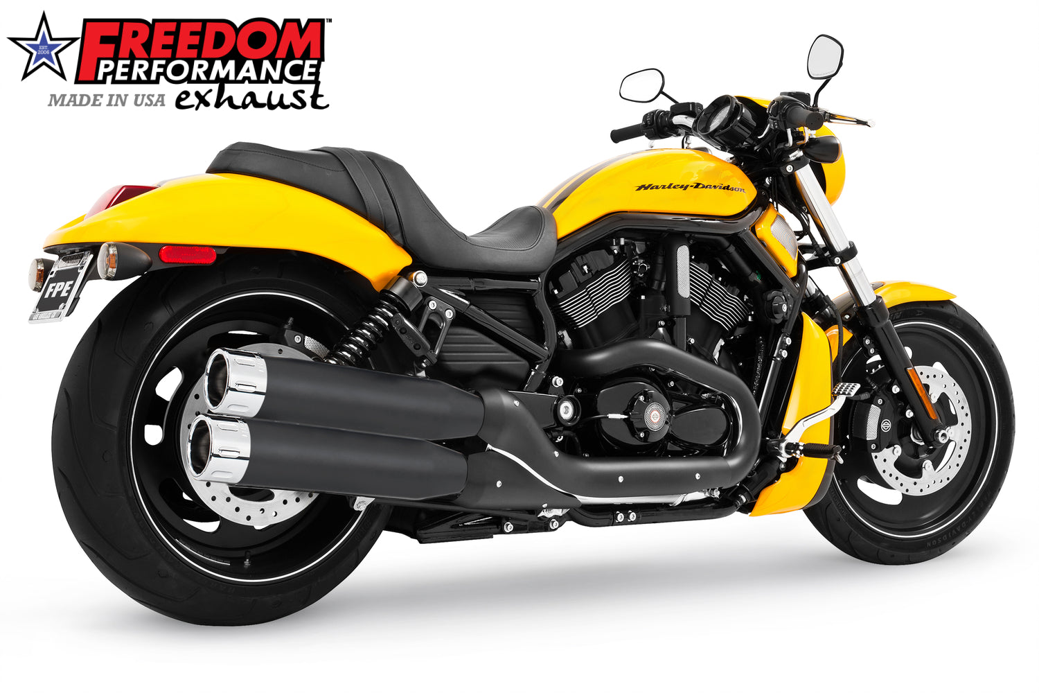 HARLEY V-ROD 4" SLIP-ONS 2011-2017 BUNDLE