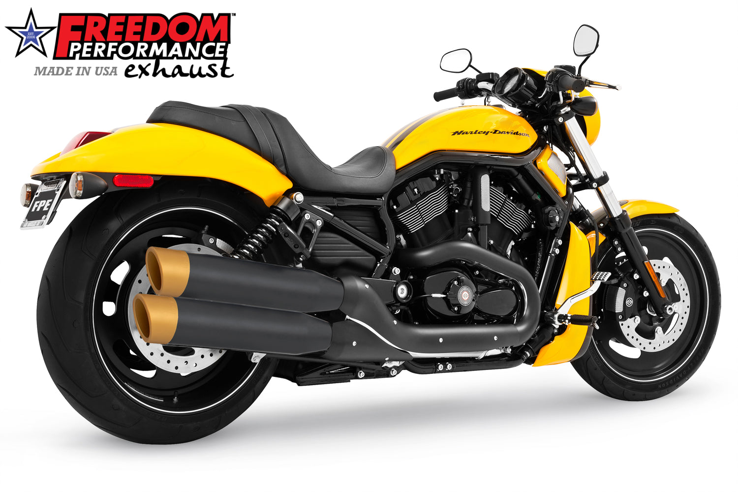 HARLEY V-ROD 4" SLIP-ONS 2011-2017 BUNDLE