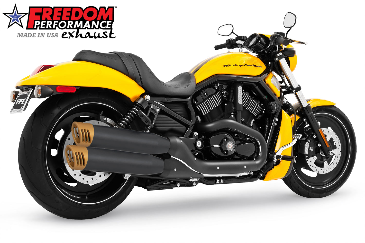 HARLEY V-ROD 4" SLIP-ONS 2011-2017 BUNDLE