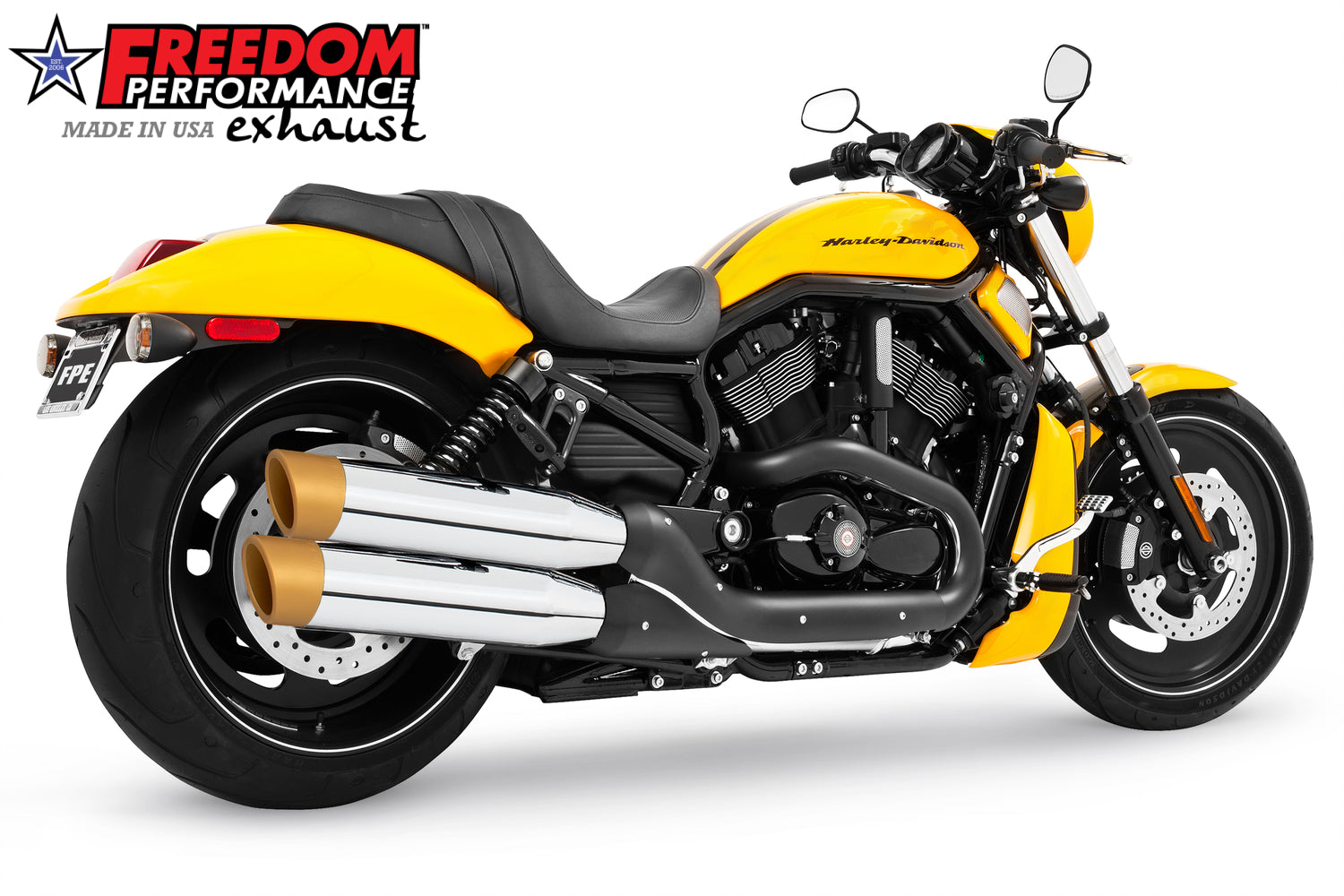 HARLEY V-ROD 4" SLIP-ONS 2011-2017 BUNDLE